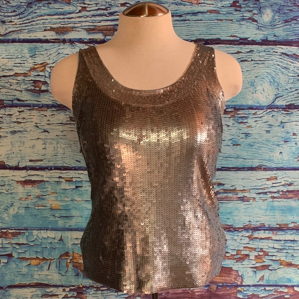 Divine Logic Sequined Tank Top